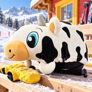 Clover the Cow Kids’ Plush Helmet Cover