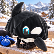 Orca Pal Kids’ Plush Helmet Cover